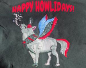 Happy Howlidays Cotton T-Shirt