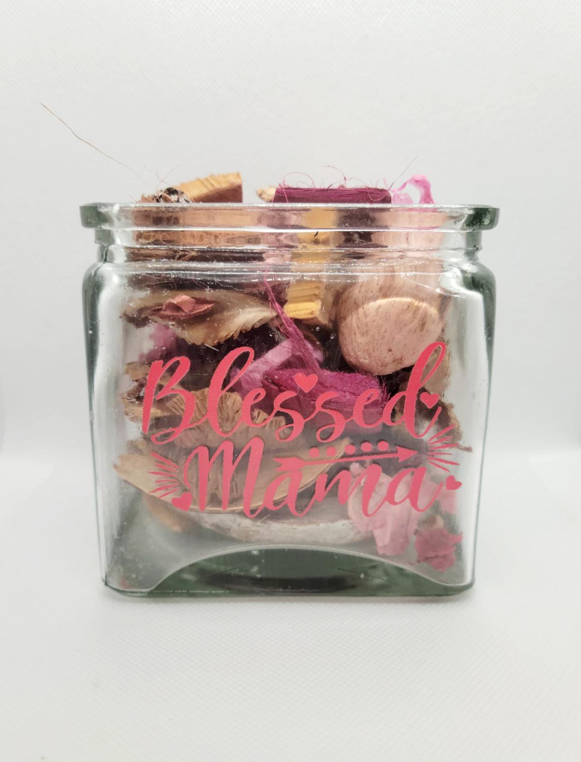 Blessed Mama candle jar Mother's Day gift gift for mom