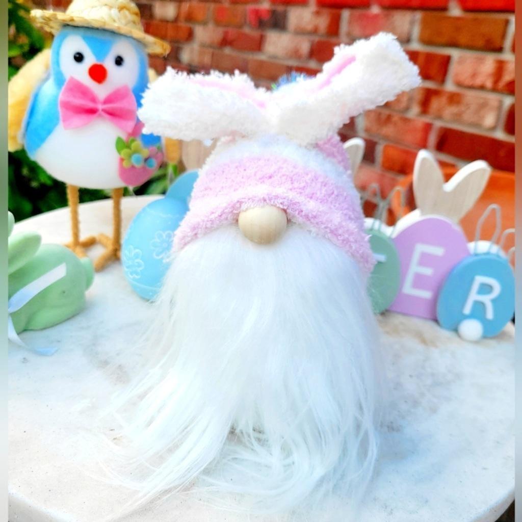 Easter Bunny Spring Time Gonk Gnome/Shelf Sitter/ Tiered tray decor/Easter decor