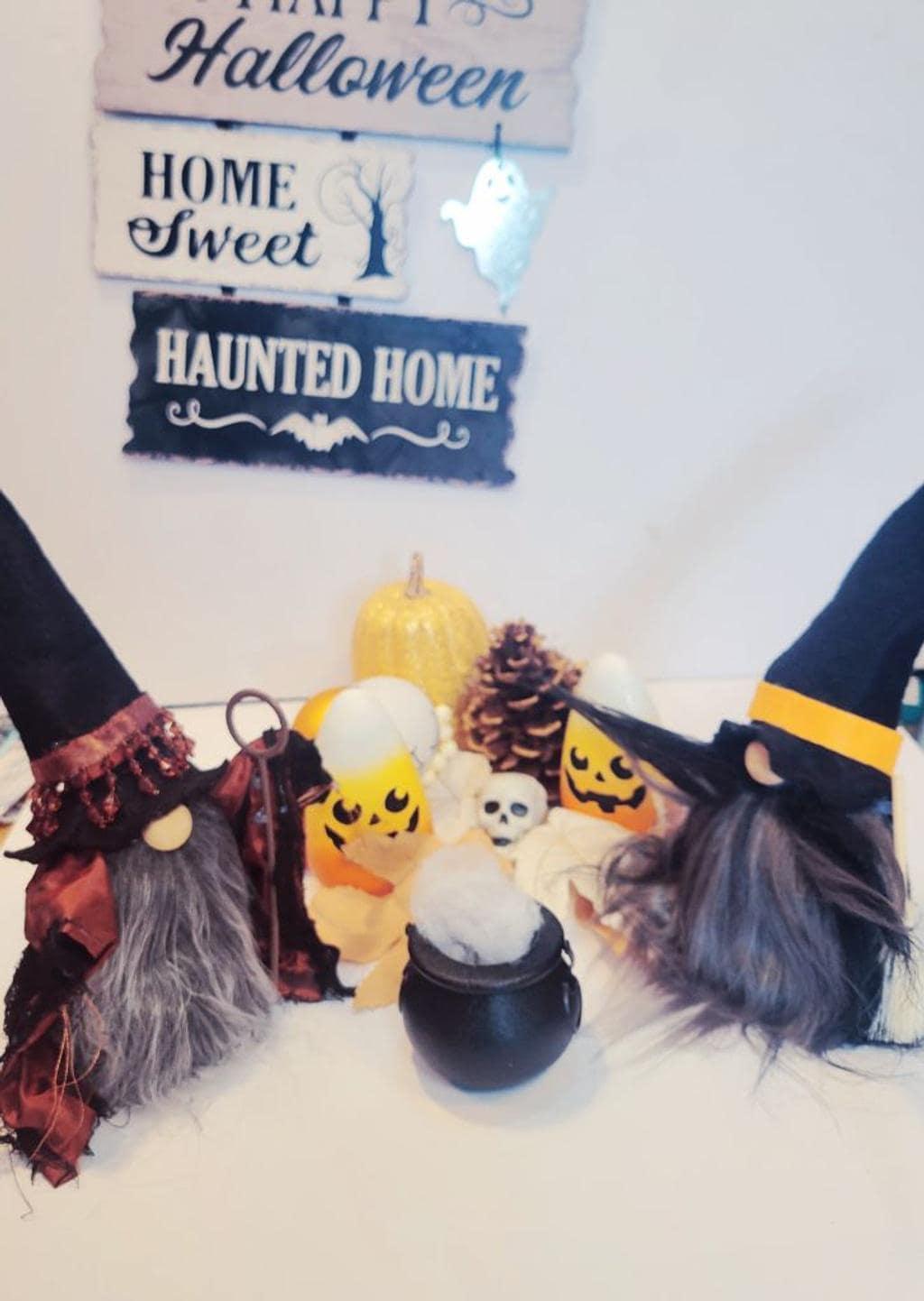 Halloween Witch Wizard gnome home decor