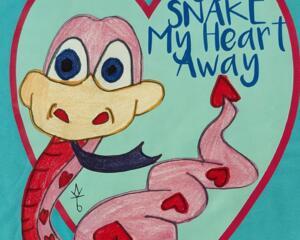 Snake Lover Cotton T-shirt