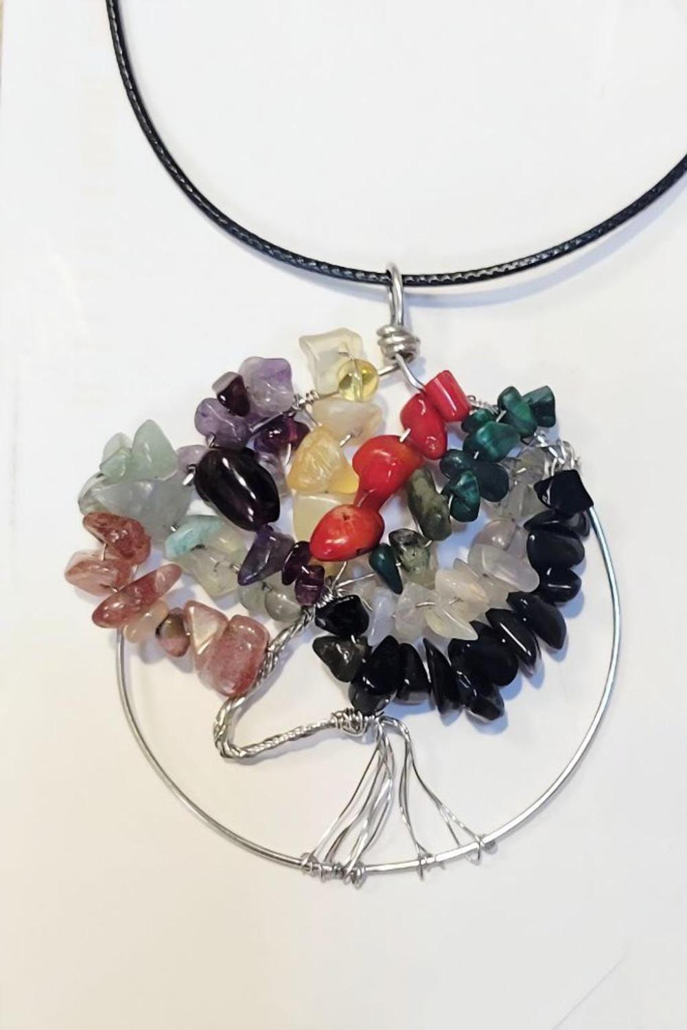 Gemstone Tree of Life Necklace