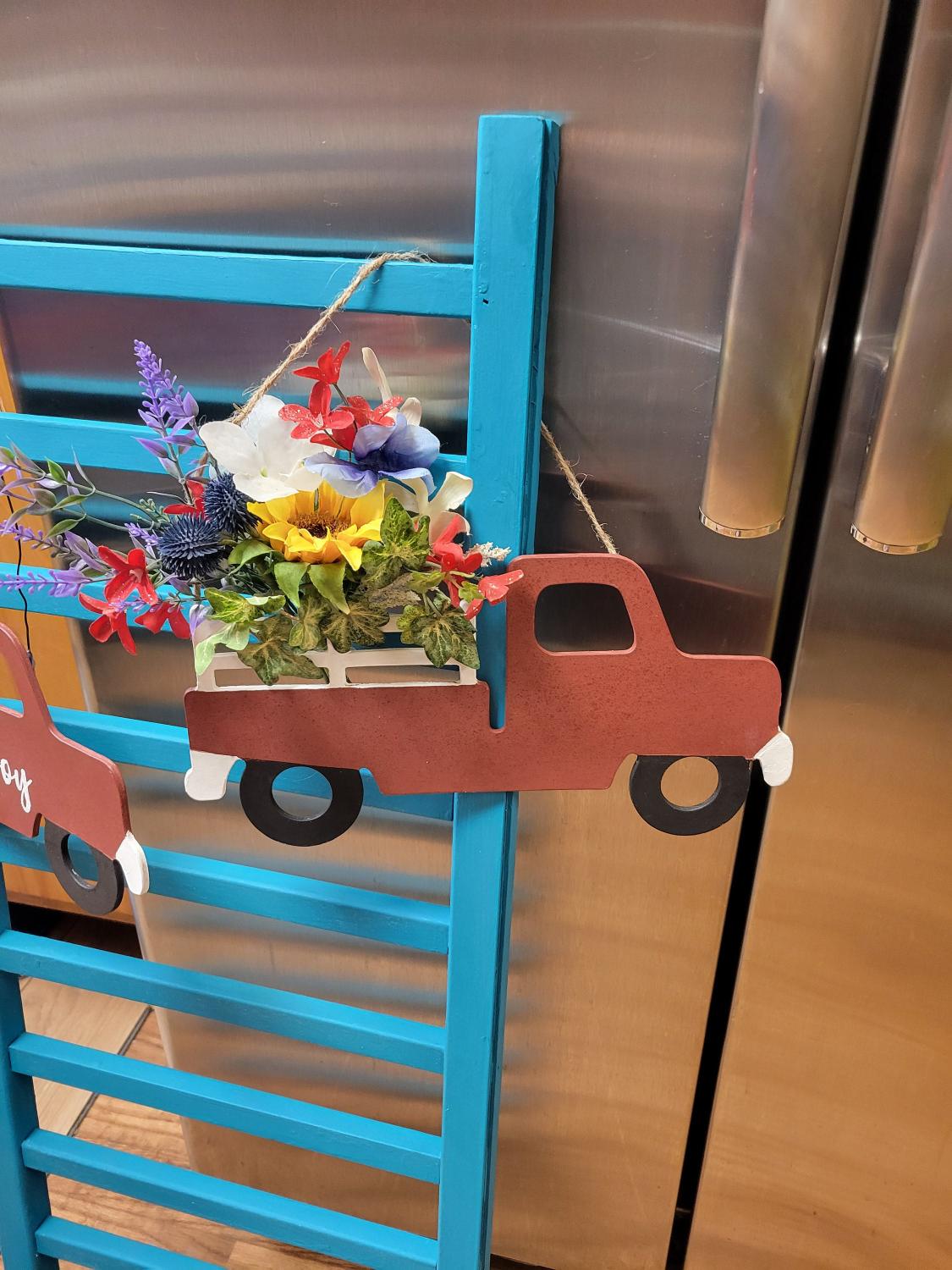 Farmhouse truck wood sign wall Decor