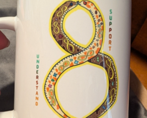 Snakes Don't Judge Autism Awareness 15 oz Mug