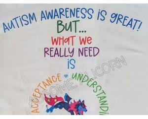 CLEARANCE! Autism Awareness & Acceptance Wolf shirt